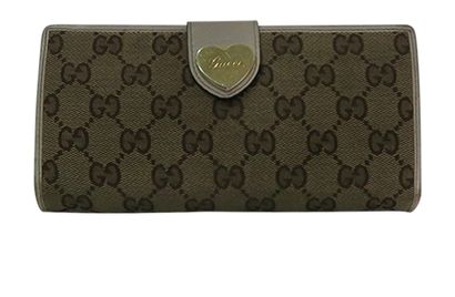 Gucci Continental Heart Wallet, front view